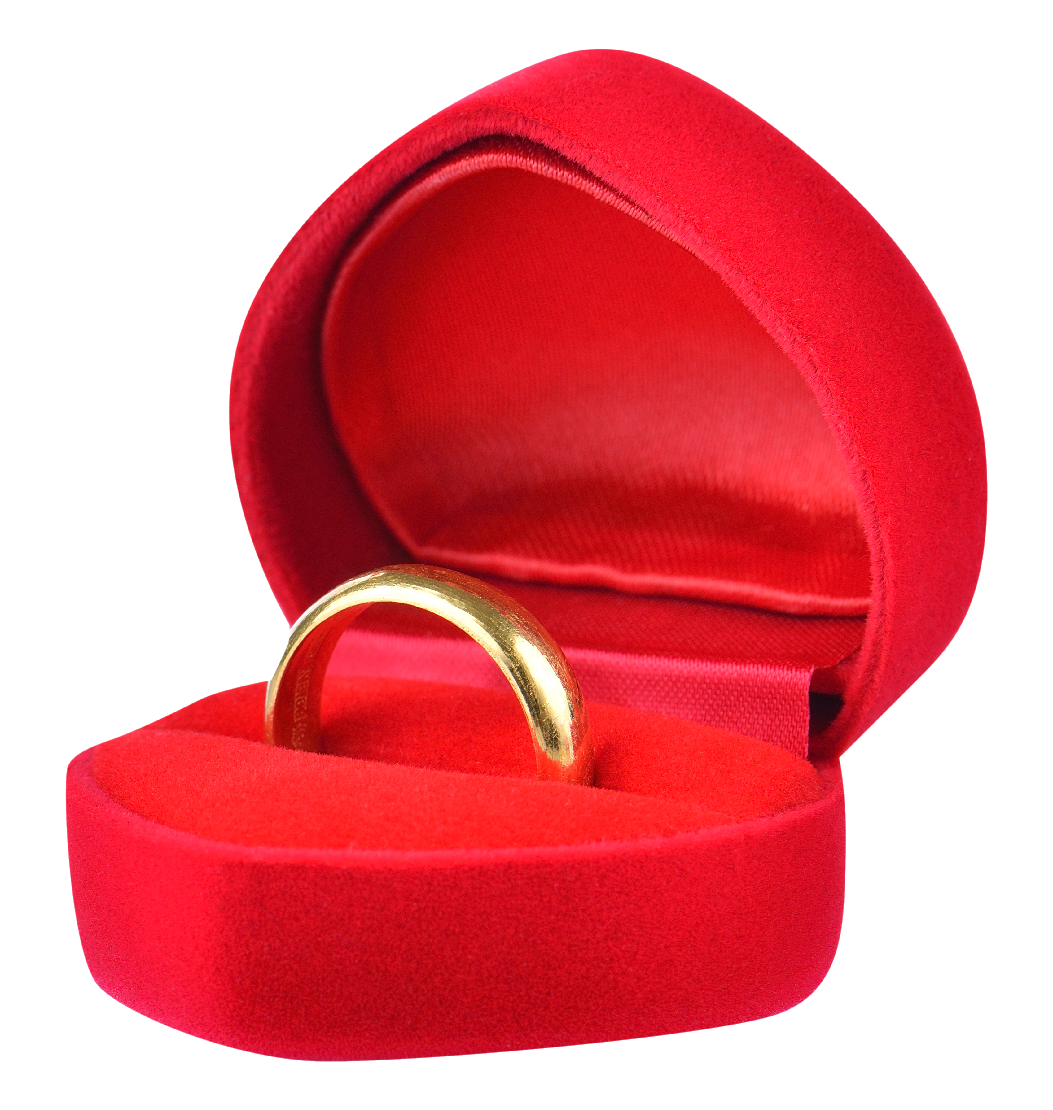 Golden ring in red box on transparent background PNG SimilarPNG