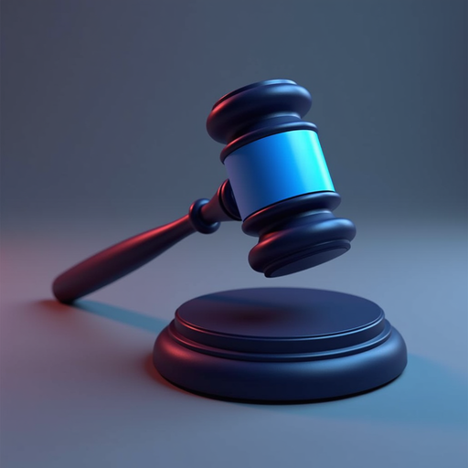 Modern Gavel PNG Image on Transparent Background for Legal Design