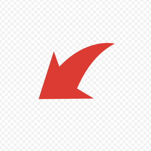 Red Arrow PNG Image with Transparent Background