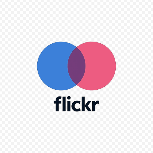Flickr Logo PNG Image with Transparent Background