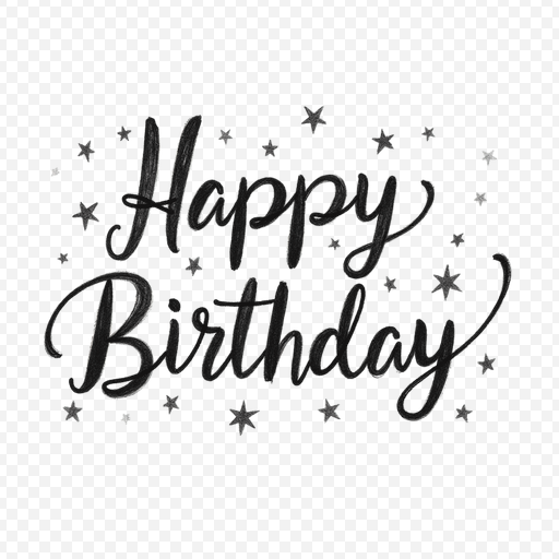 Happy Birthday Transparent PNG for Celebrations
