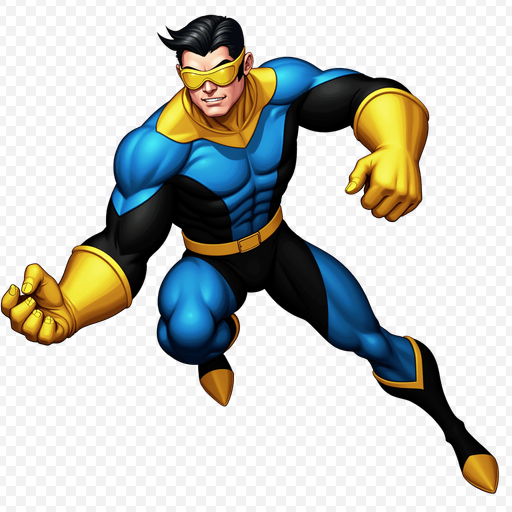 Superhero PNG Image with Transparent Background