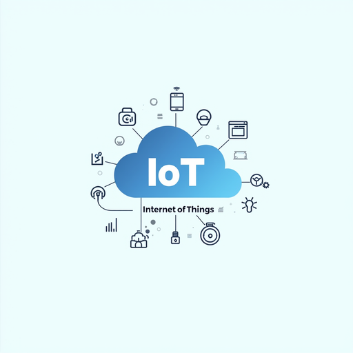 IoT Cloud Concept PNG Image with Internet of Things Icons