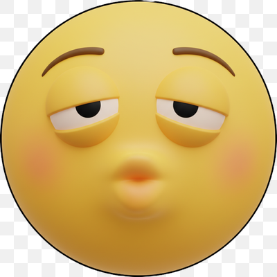 Sleepy Pouting Kiss Emoji