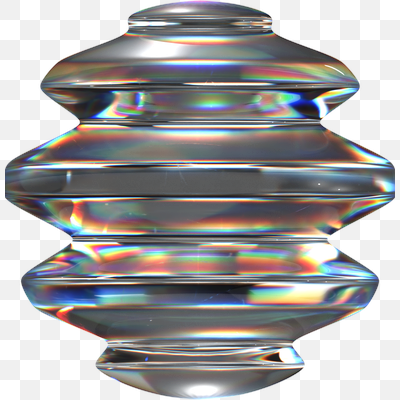 Chromatic Refraction: Undulating Glass Form