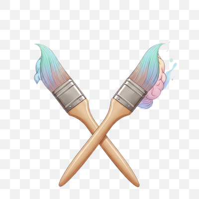 Creative Mind: Brain and Paintbrushes