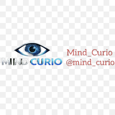 Mind_Curio: Futuristic Brain-Eye Logo and Brand Identity