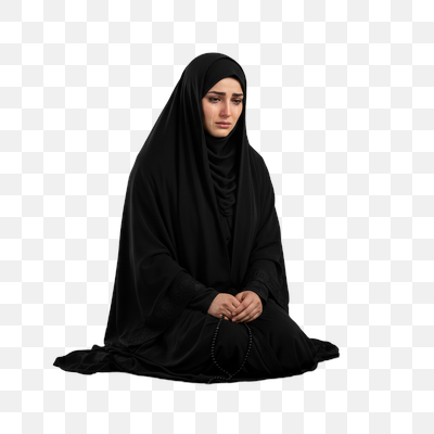 Tears of Devotion: A Woman's Prayer in Sorrow