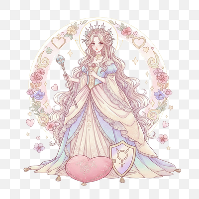 Enchanted Pastel Princess with Floral Arch