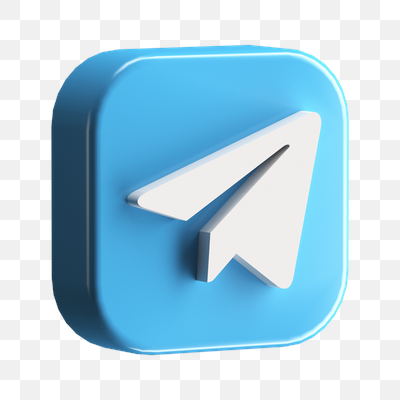 Glossy 3D Blue Paper Plane Communication Icon