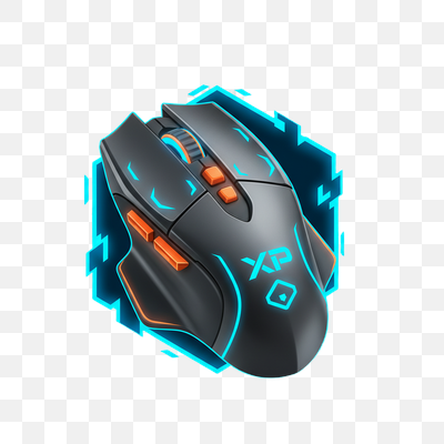 Dynamic Gaming Mouse with Neon Accents