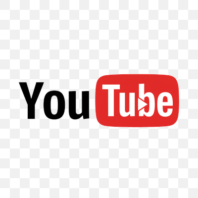 Classic YouTube Logo on White Background