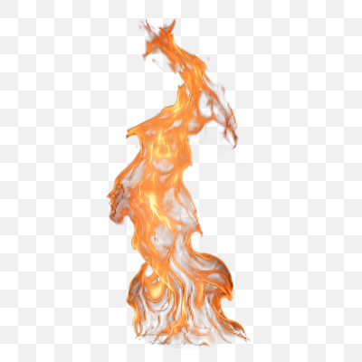 Dynamic Flames on Black