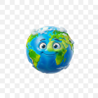 Our Happy Smiling Planet Earth