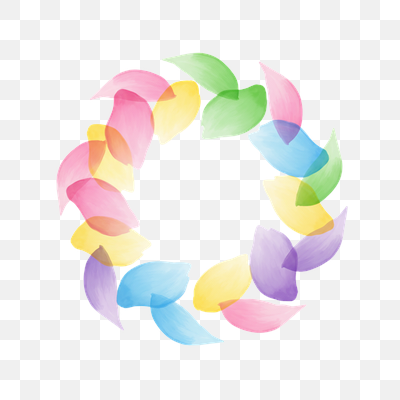 Soft Pastel Watercolor Wreath