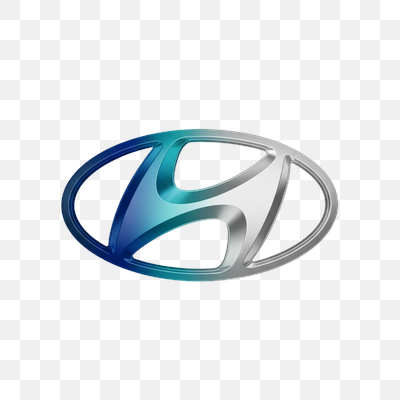 Modern Metallic Gradient Hyundai Logo