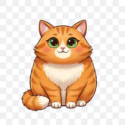 Adorable Orange Tabby Cat with Big Green Eyes