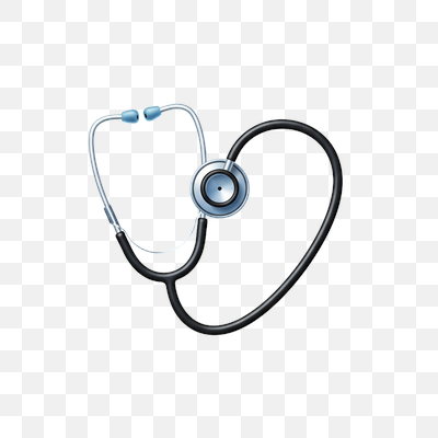 Heart-Shaped Stethoscope: Symbol of Medical Care and Love