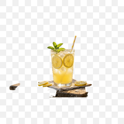 Refreshing Lemonade with Mint and Lemon Slices