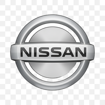 Sleek Metallic Nissan Logo
