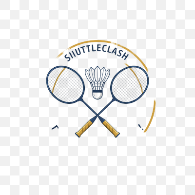 Shuttleclash Badminton Academy Emblem Logo
