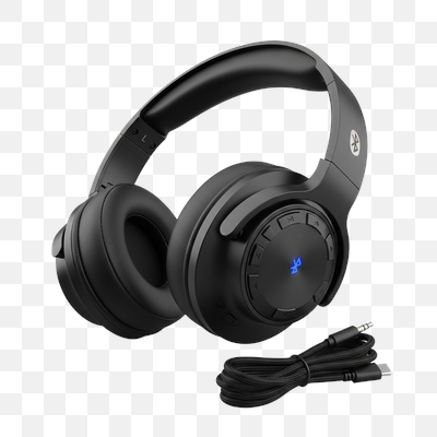 Premium Black Wireless Over-Ear Headphones with Wired Connectivity