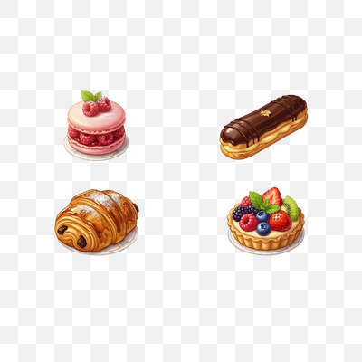 A Quartet of Classic French Pastries