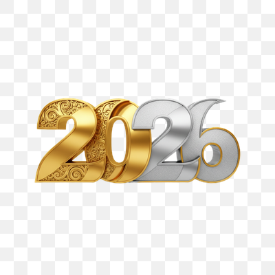 Golden and Silver Ornate 2026 New Year Celebration