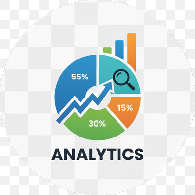 Dynamic Data Analytics and Growth Visualization Icon