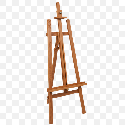 Classic Wooden Artist's Easel for Painting and Display