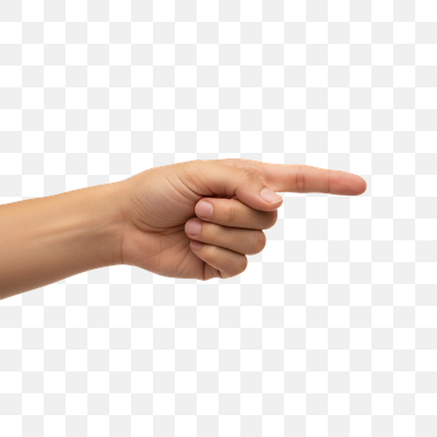 Hand Pointing Rightward