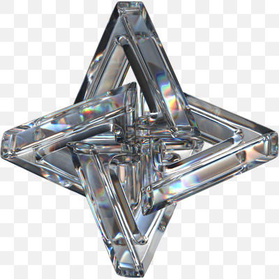 Prismatic Geometric Crystal Star
