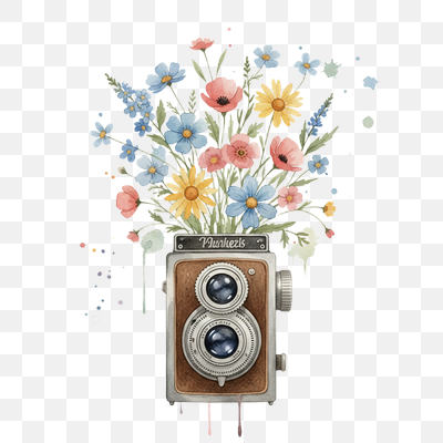 Vintage Lens, Blooming Life