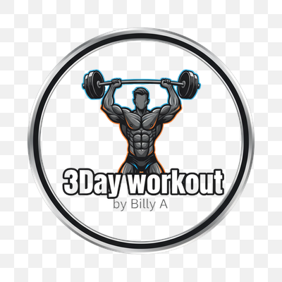 Dynamic 3-Day Workout Fitness Logo by Billy.A