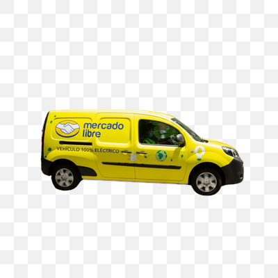 Mercado Libre's Electric Delivery Van in Motion