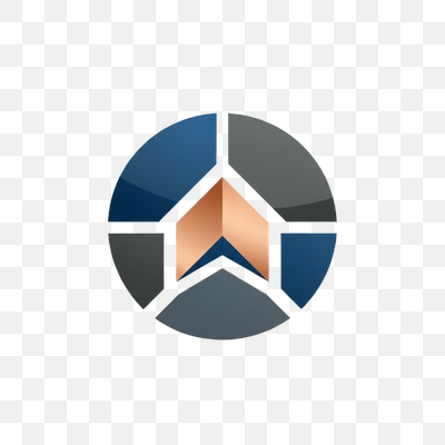 Abstract Circular Progress Arrow Logo