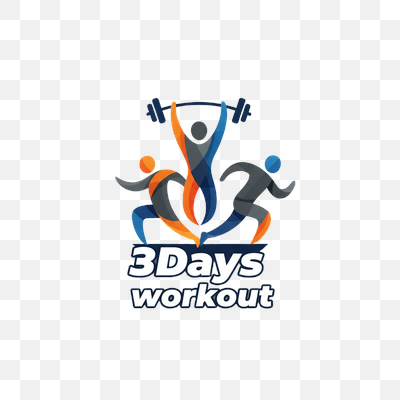 Dynamic 3-Day Workout Fitness Program Logo