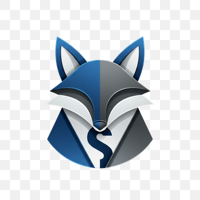 Modern Geometric Fox Logo with Integrated 'S' for Finance