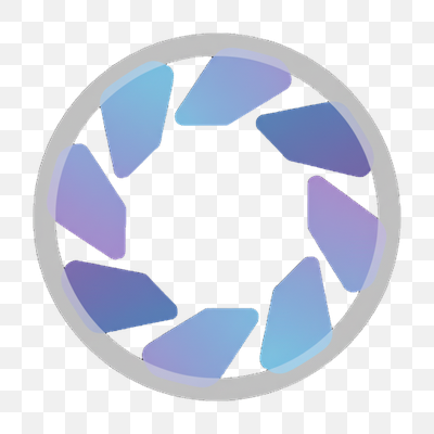 Abstract Gradient Aperture Icon