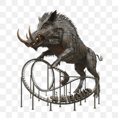 The Iron Boar Roller Coaster