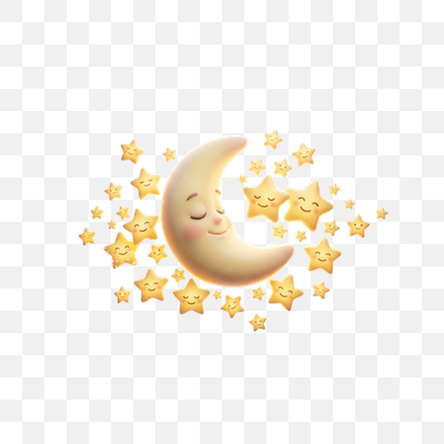 Sweet Dreams with Moon and Stars
