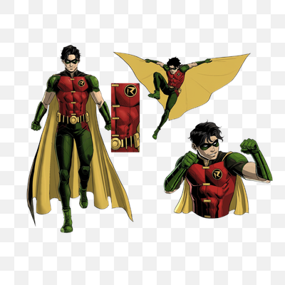 Robin: Dynamic Character Sheet and Poses