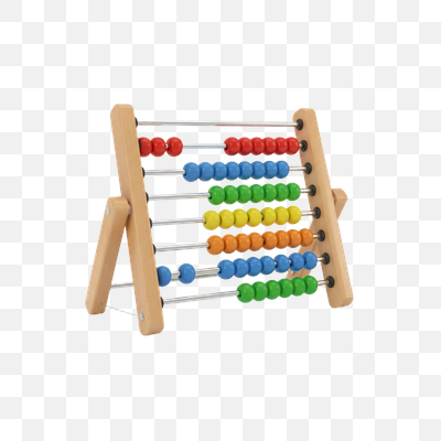 Vibrant Wooden Abacus for Early Math Learning