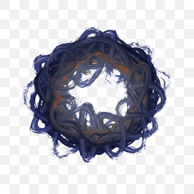 Dynamic Brushstroke Vortex