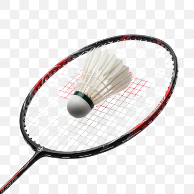 Dynamic Badminton: Racket and Shuttlecock with Water Droplets