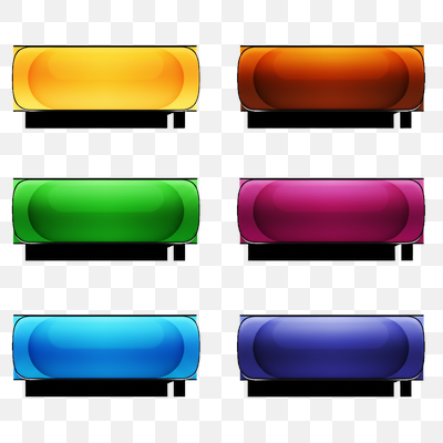 Glossy Rectangular Buttons Collection