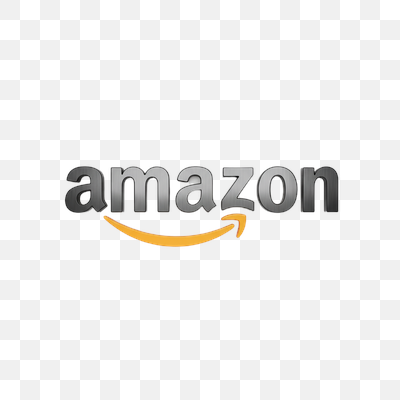 3D Amazon Logo on a Clean White Background