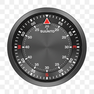 Modern Dark Gray Suunto Compass or Dive Timer