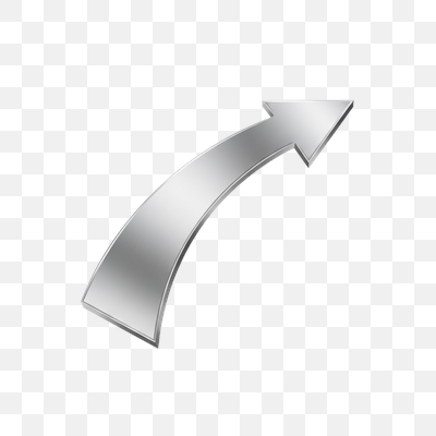 Dynamic Silver Upward Arrow