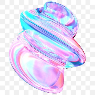 Iridescent Chromatic Swirl